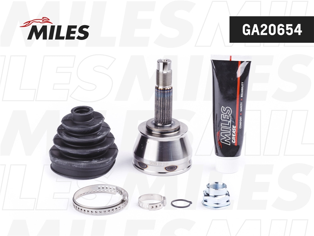 MILES GA20654 ШРУС наружный Fiat Albea RUS, Palio 96- (GKN 305754) GA20654