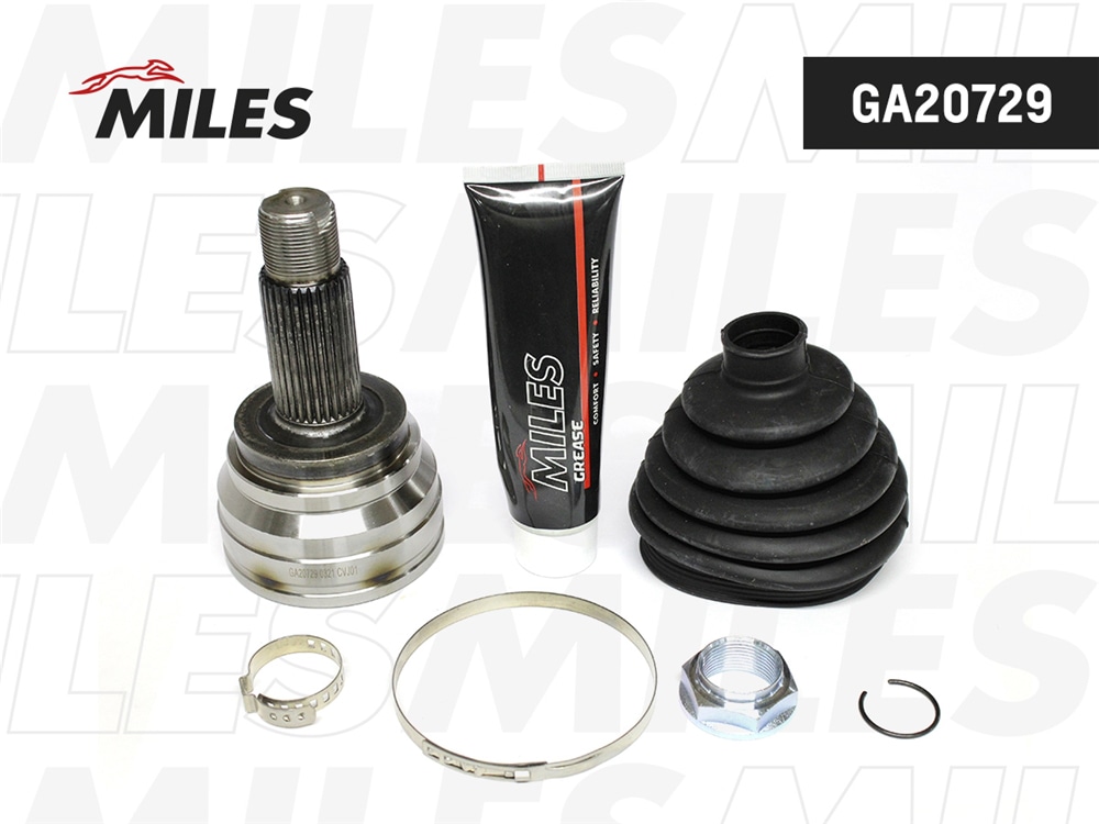MILES GA20729 ШРУС наружный передний BMW X5 E70 (2007)/ X6 E71 (2008) 33x65x30 (GSP 805006) GA20729