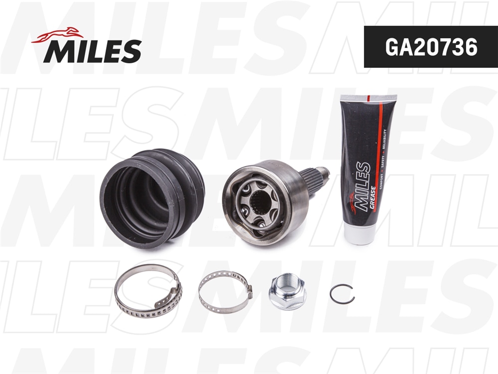 MILES GA20736 ШРУС наружный MAZDA 3 BK 03-08 GA20736