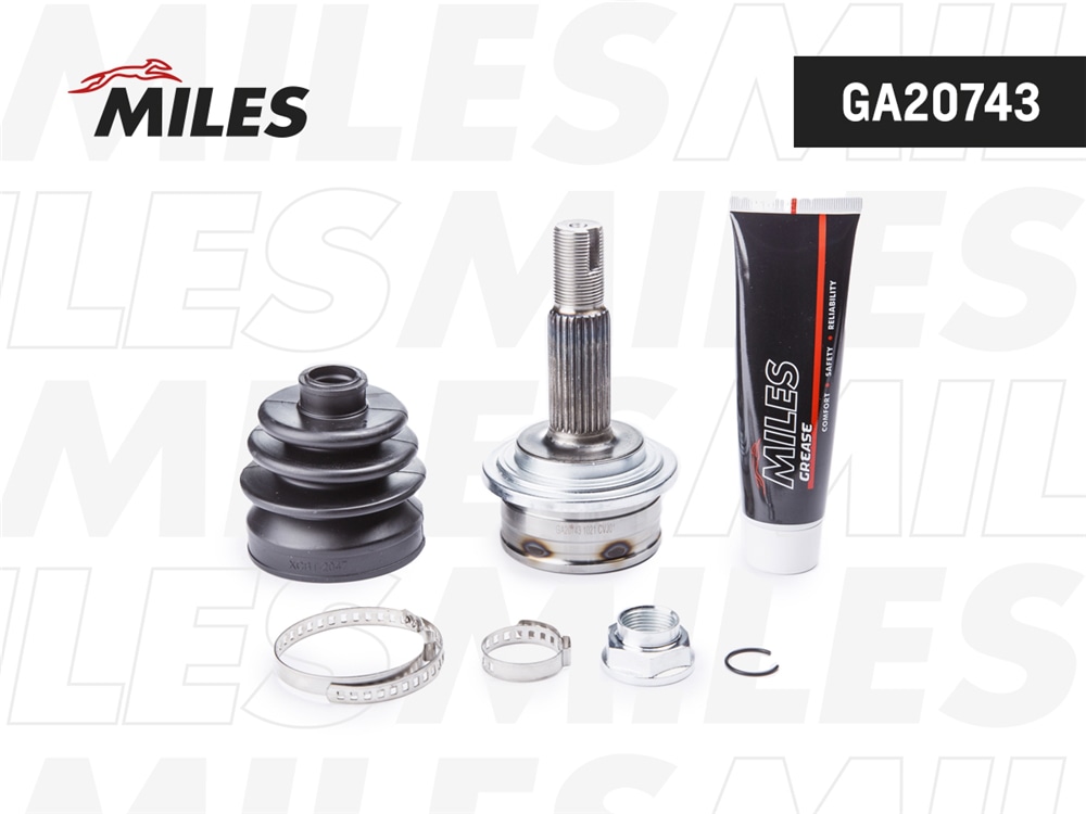 MILES GA20743 ШРУС наружный TOYOTA YARIS KSP90/NLP90/NSP90/SCP90 05-11 GA20743