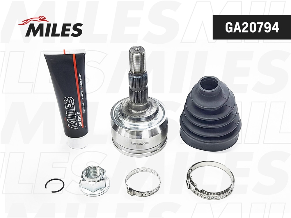 MILES GA20794 ШРУС наружный CHEVROLET CRUZE 1.6-1.8 09- (GSP 821043) GA20794