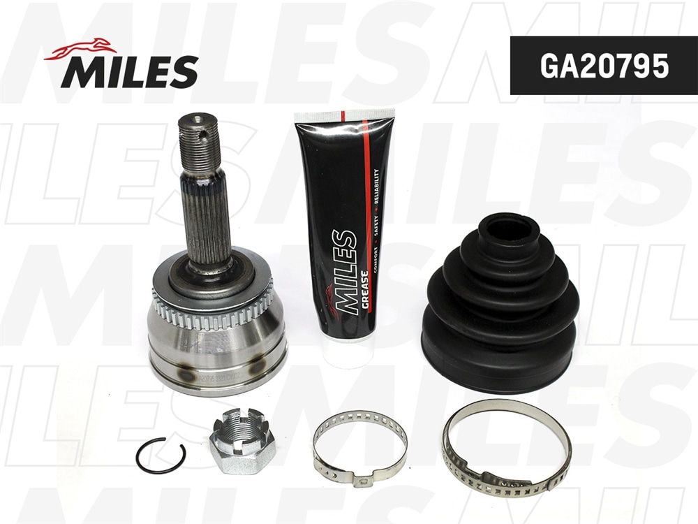MILES GA20795 ШРУС HYUNDAI MATRIX 01- нар. ABS