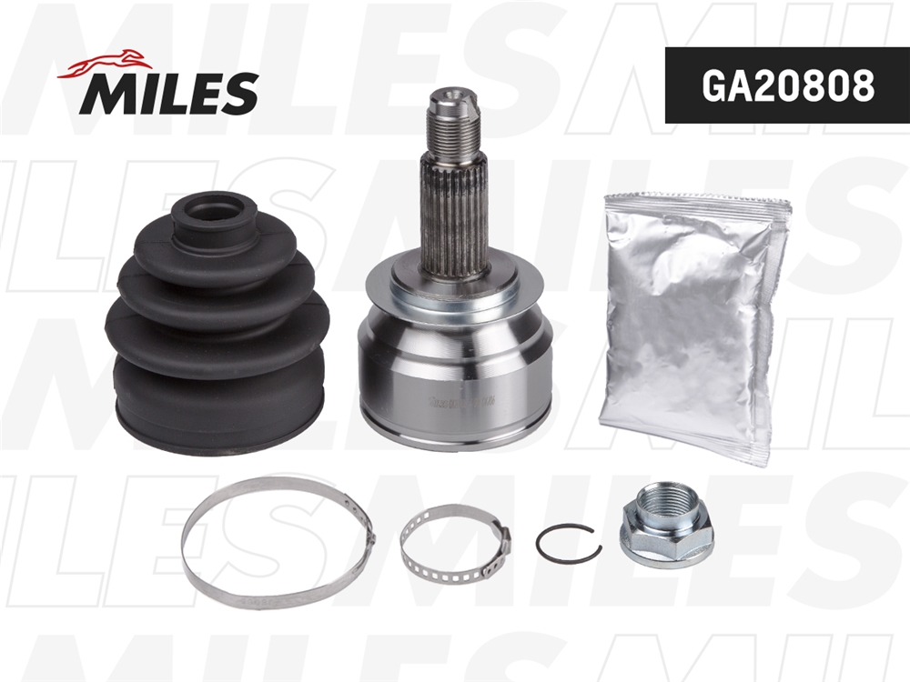 MILES GA20808 ШРУС наружный SUBARU IMPREZA G12 2007- 23X51.3X27 GA20808