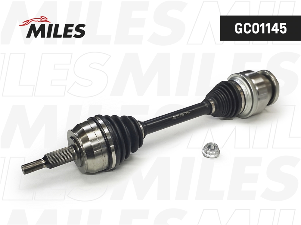 MILES GC01145 Привод в сборе VW T5 2.5TDI 03-09 пер.лев.