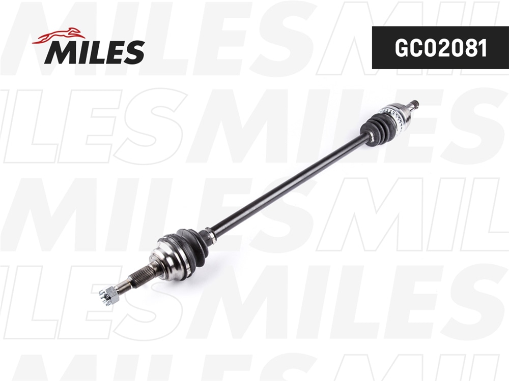 MILES GC02081 Привод в сборе OPEL ASTRA G/H/ZAFIRA A 1.4-1.7D 98-09 прав.