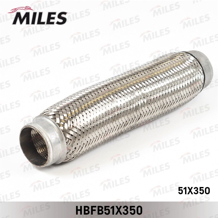 MILES HBFB51X350 Труба гофрированная с внутренним плетением 51X350