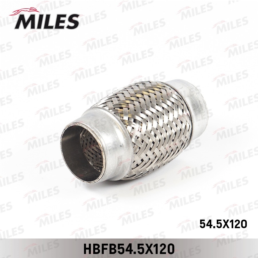 MILES HBFB545X120 Труба гофрированная с внутренним плетением 54.5X120