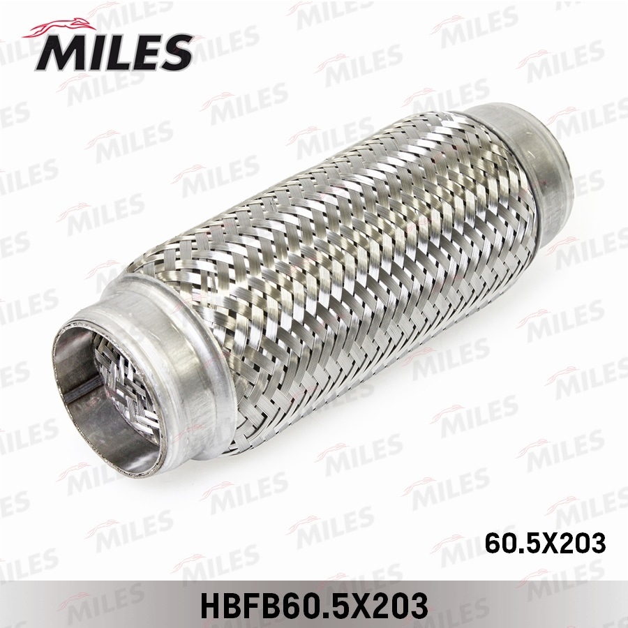 MILES HBFB605X203 Труба гофрированная (гофра) внутренним плетением 60.5X203 HBFB60.5X203