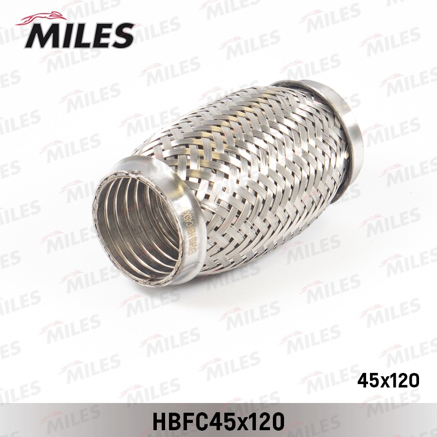 MILES HBFC45X120 Труба гофрированная (гофра) с внутренней металлорукавом 45X120 HBFC45X120