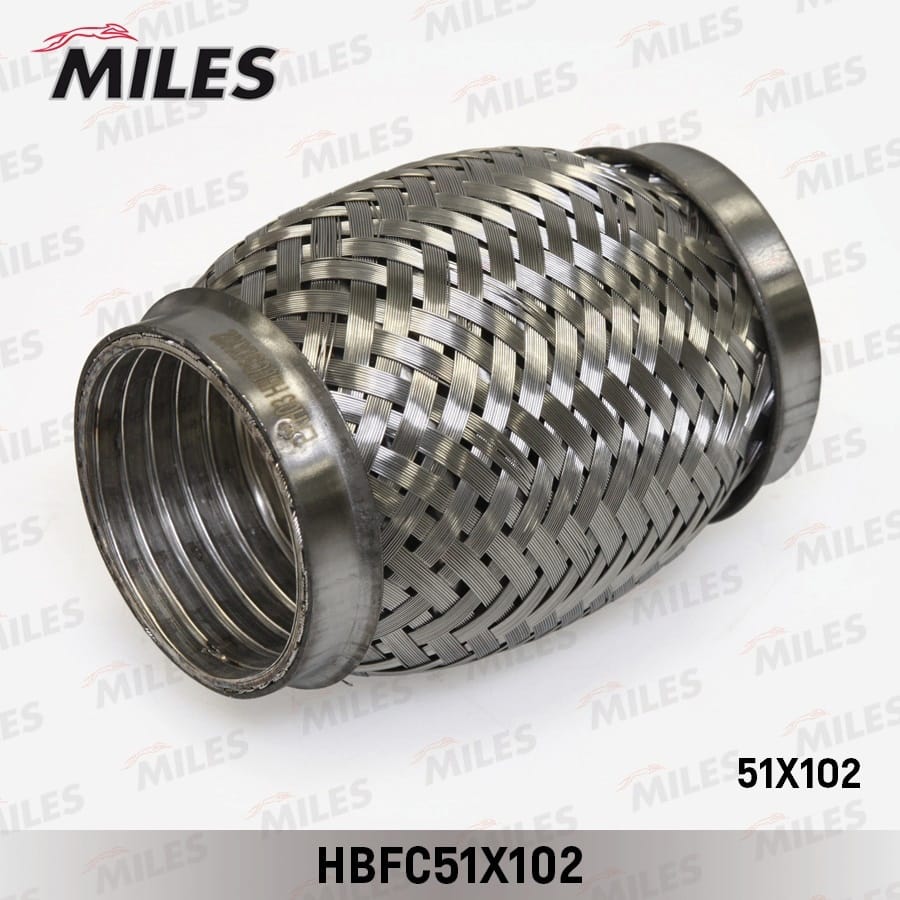 MILES HBFC51X102 Труба гофрированная (гофра) внутренним металлорукавом 51X102 (BOSAL 265-567) HBFC51X102