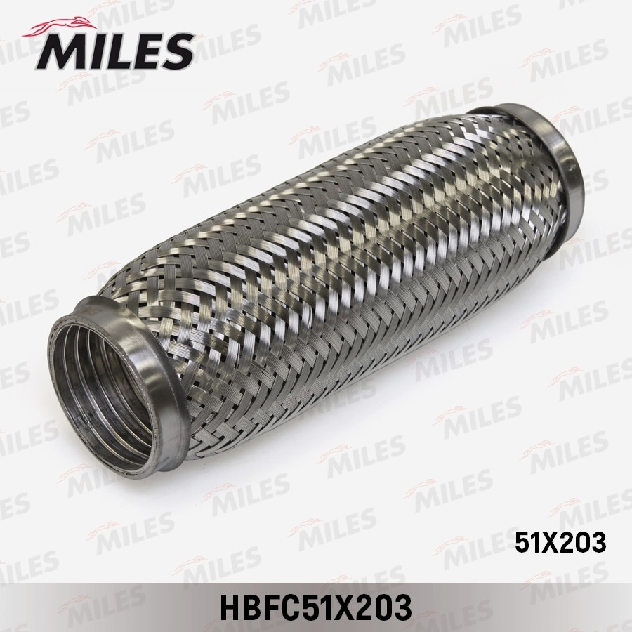 MILES HBFC51X203 Труба гофрированная (гофра) внутренним металлорукавом 51X203 (BOSAL 265-573) HBFC51X203