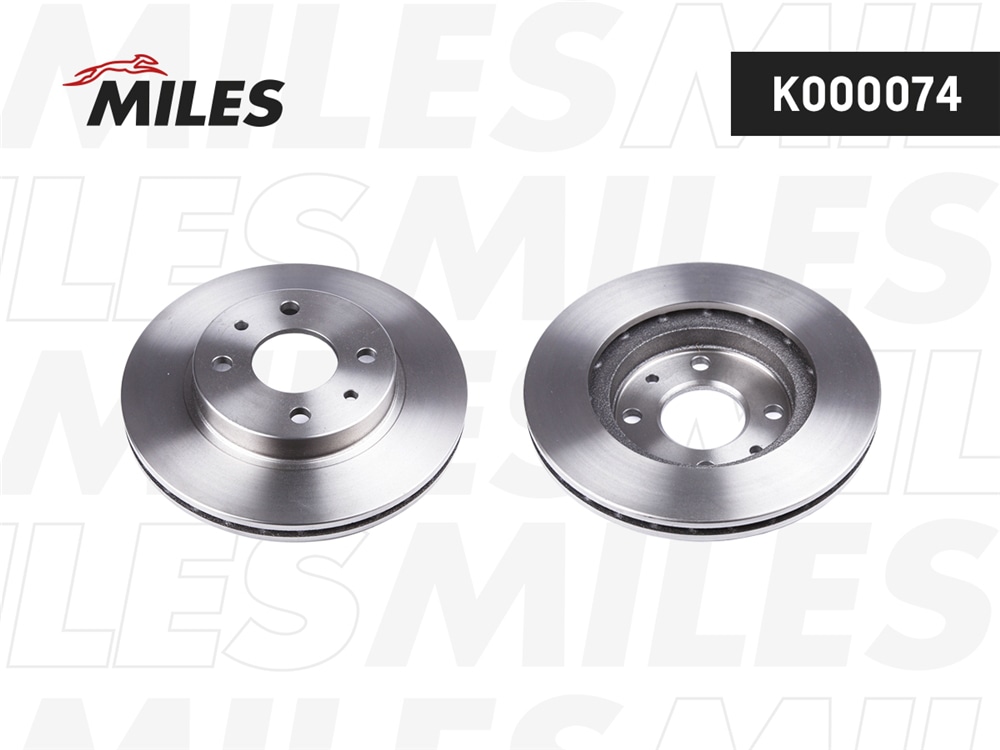 MILES K000074 Диск тормозной LADA 2110/2111/2112 R13 пер.вент. D 239мм.