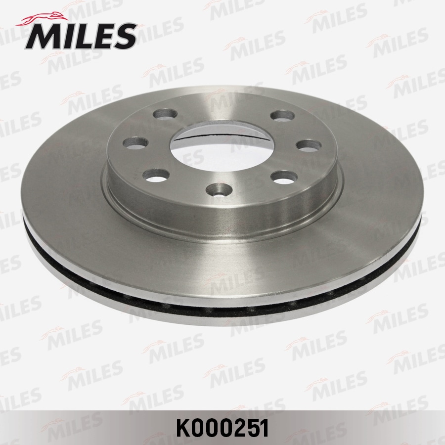 MILES K000251 Диск тормозной передний D236мм. вентилируемый CHEVROLET LANOS/AVEO/SPARK/OPEL ASTRA F/CORSA B/VECTRA A (TRW DF1609) K000251