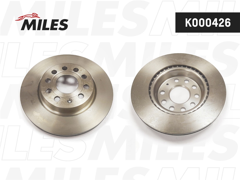 MILES K000426 Диск тормозной AUDI A3 03-/SKODA OCTAVIA/VW GOLF V/VI/JETTA III пер. D 280мм