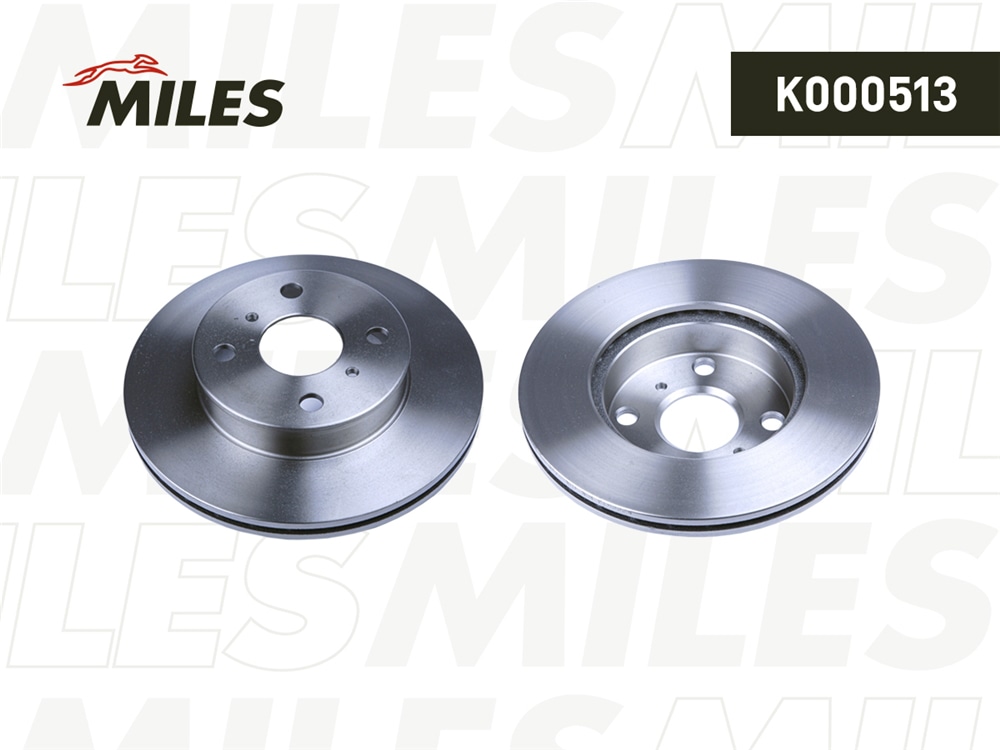 MILES K000513 Диск тормозной передний