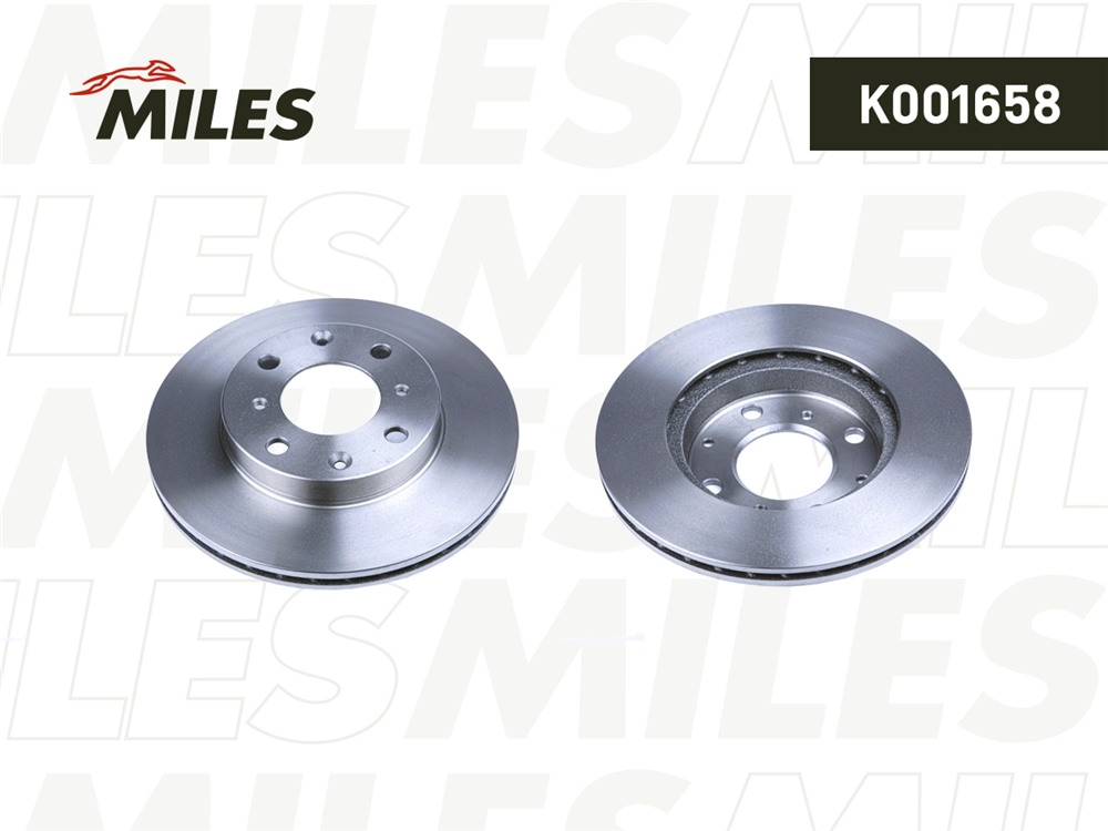 MILES K001658 Диск тормозной передний