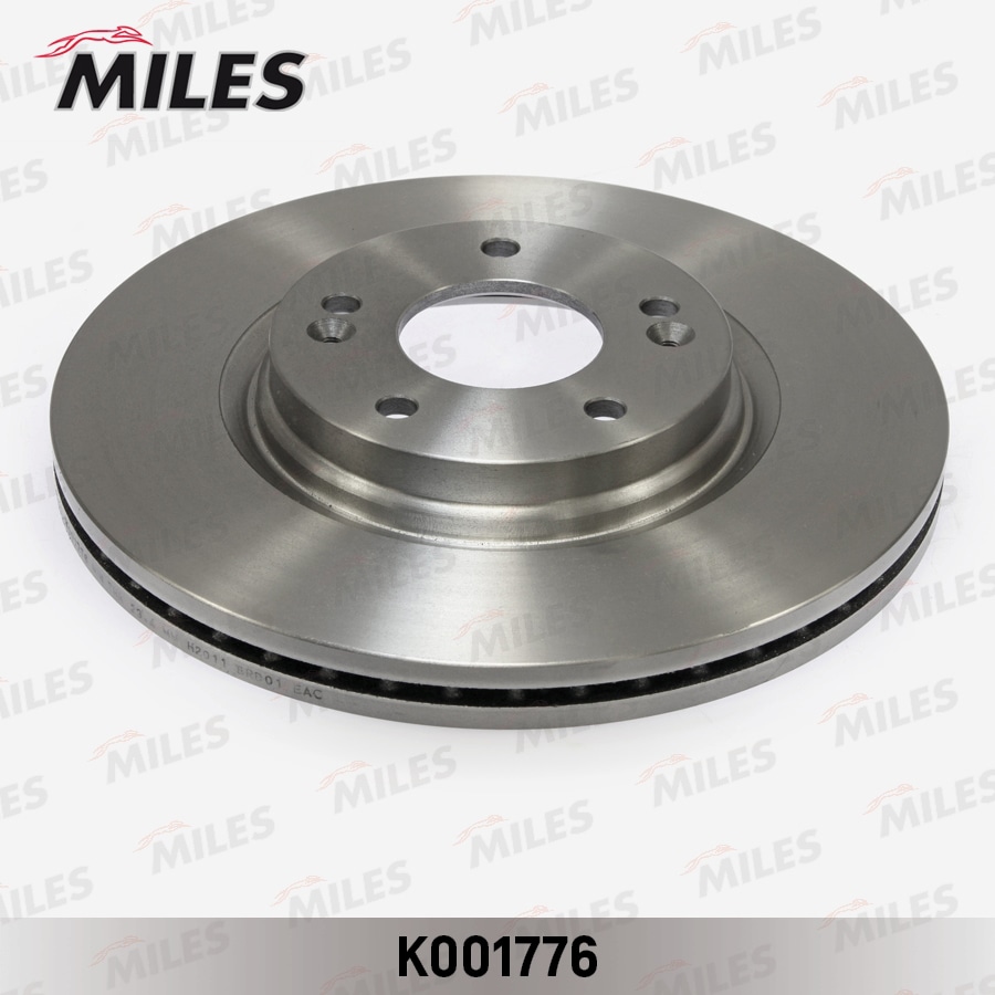 MILES K001776 Диск тормозной передний вентилируемый