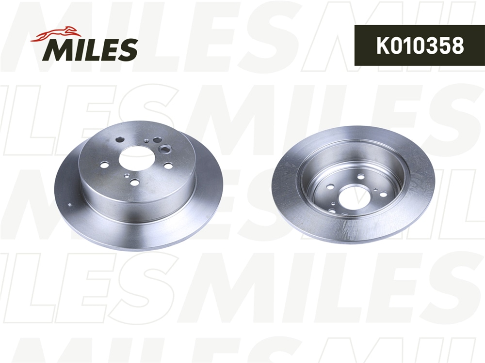 MILES K010358 Диск тормозной задний D303мм. TOYOTA RAV 4 II 1.8-2.0 00-06 (TRW DF4441) K010358
