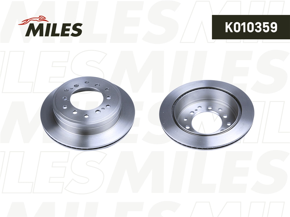 MILES K010359 Диск тормозной TOYOTA LAND CRUISER 120 05> задний