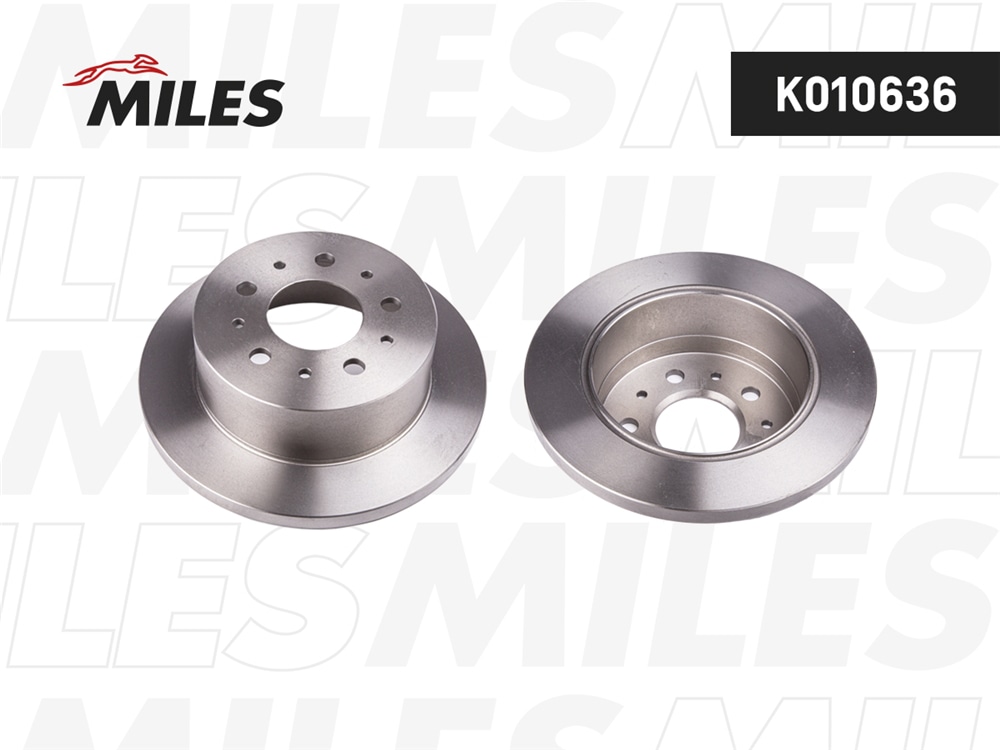 MILES K010636 Диск тормозной задний D280мм. CITROEN JUMPER/FIAT DUCATO/PEUGEOT BOXER 1.1-1.5t 06- (TRW DF4770) K010636