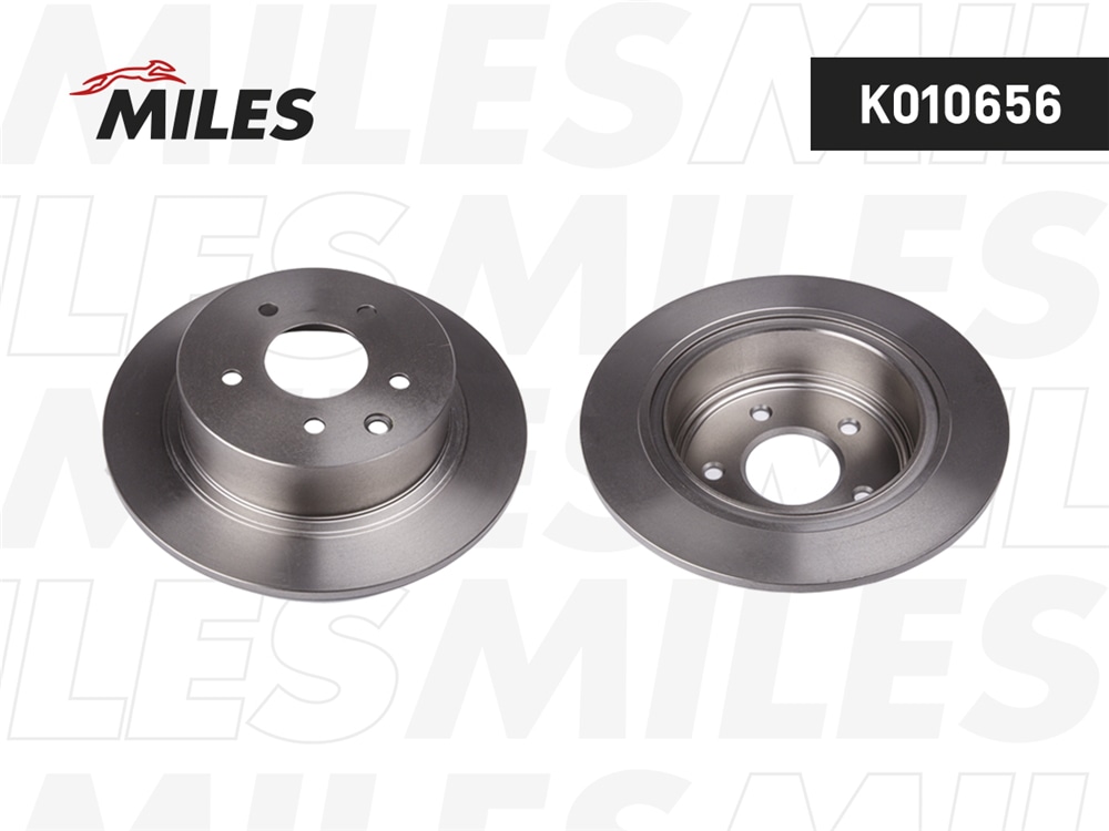 MILES K010656 Диск тормозной NISSAN JUKE 10-/QASHQAI 07- задний