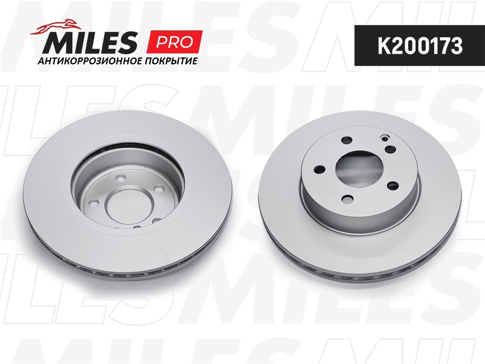 MILES K200173 Диск тормозной MB W204/W212 09- пер. D 295мм. (с покрытием) PRO