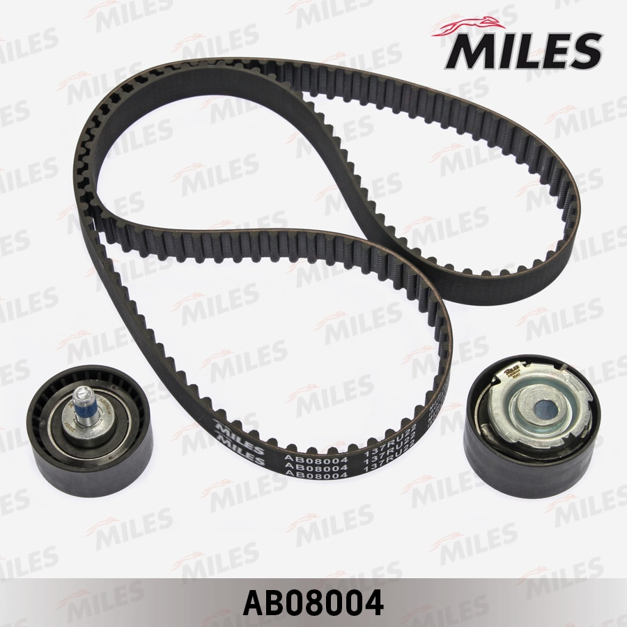 MILES AB08004 Комплект ремня ГРМ LADA PRIORA/KALINA 1.4/1.6 16V AB08004