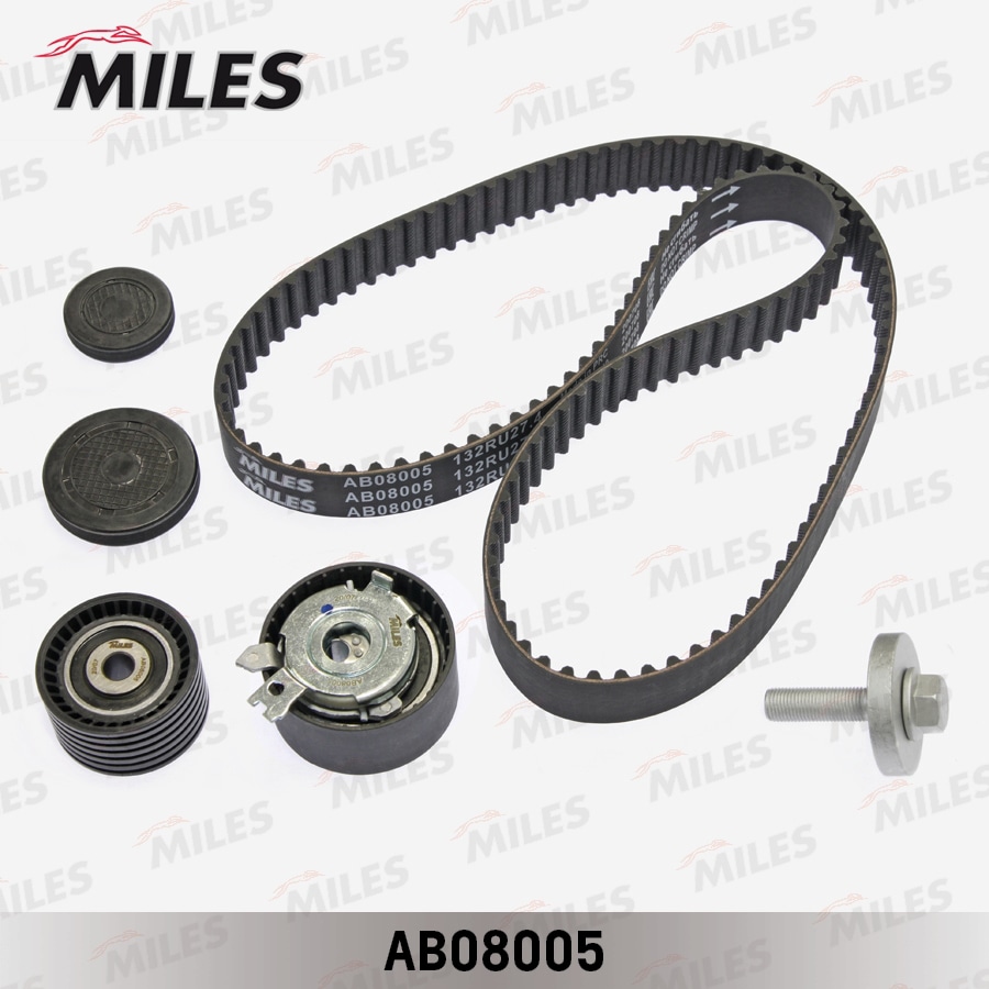MILES AB08005 Комплект ремня ГРМ RENAULT LOGAN/SANDERO (Z=132) 16V