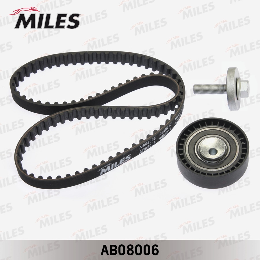 MILES AB08006 Комплект ремня ГРМ RENAULT LOGAN/SANDERO (Z96) 8V 09- AB08006