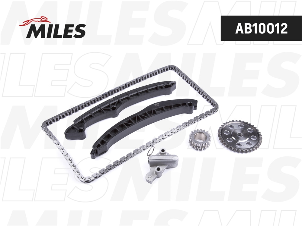MILES AB10012 Комплект цепи ГРМ VAG 1.4FSi/TFSi 16V 07- co звездочками