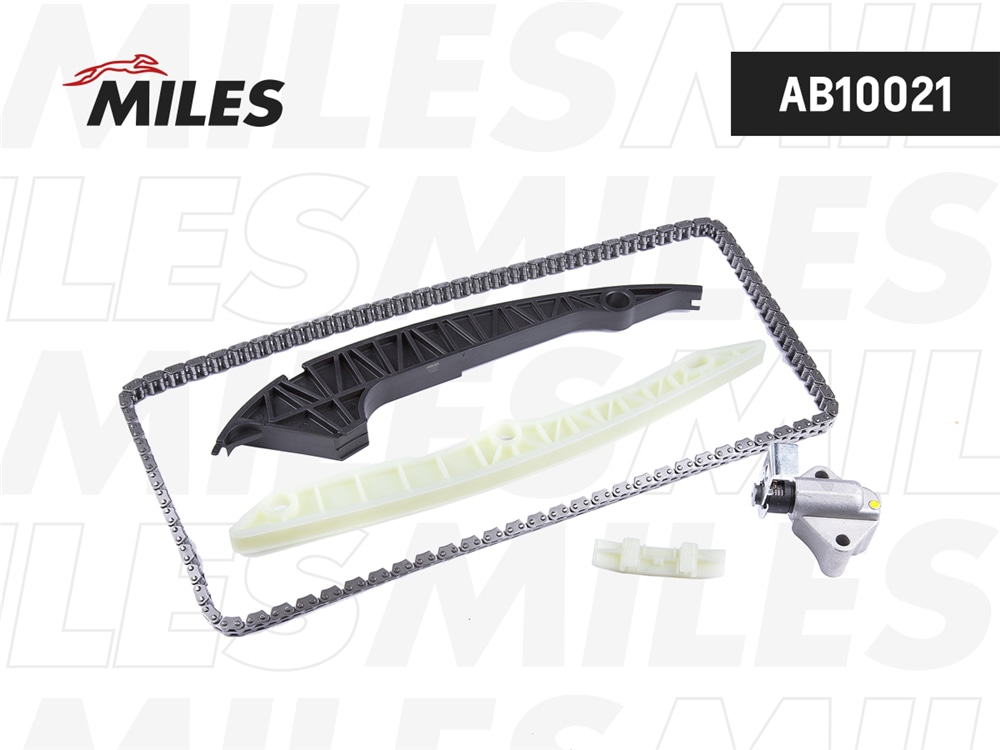 MILES AB10021 Комплект цепи ГРМ VAG 1.8 TFSI CDAA/CDHA/CDHB/BZB/BYT 08- без звездочек
