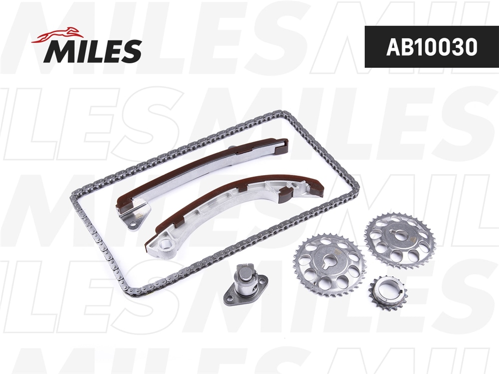MILES AB10030 Комплект цепи ГРМ TOYOTA 1.4-1.8 99-