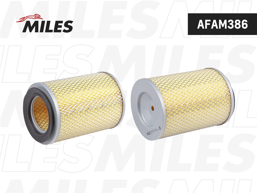 MILES AFAM386 Фильтр воздушный NISSAN TERRANO 2.7TD (FILTRON AM436/1 MANN C13103/1) AFAM386