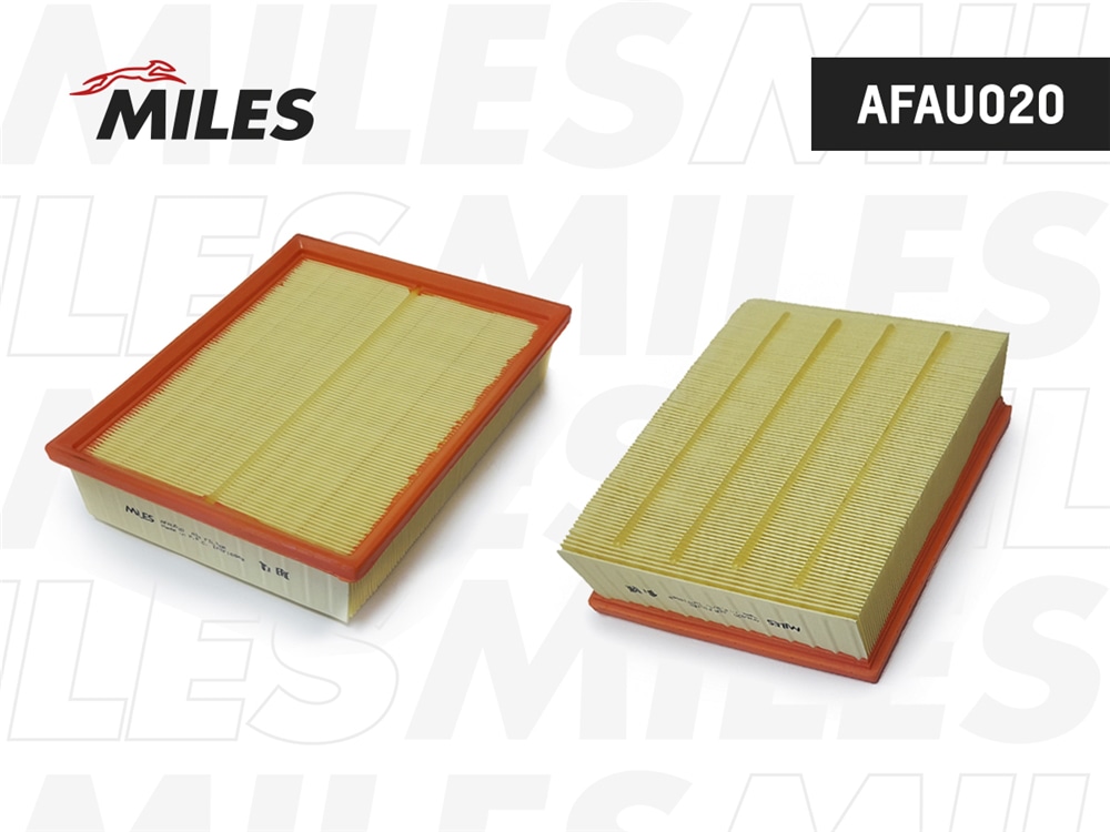 MILES AFAU020 Фильтр воздушный AUDI A4/A6/VW PASSAT 1.6-4.2 95-05 AFAU020 (FILTRON AP063/1, MANN C26168) AFAU020