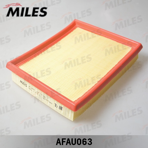 MILES AFAU063 Фильтр воздушный PEUGEOT 206/CITROEN XSARA 1.1-1.6 97- (FILTRON AP080/2, MANN C2159) AFAU063