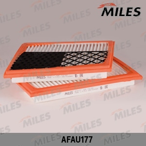 MILES AFAU177 Фильтр воздушный (упаковка 2шт.) MERCEDES BENZ W204/211/463/164/251 2.8D-3.2D 05- (FILTRON AP034/4-2X, MANN C25004) AFAU177