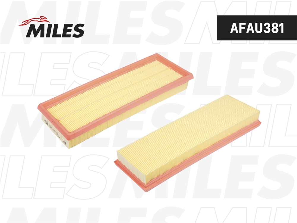 MILES AFAU381 Фильтр воздушный RENAULT KANGOO/MEGANE/OPEL MOVANO/VIVARO 1.9 DTI (FILTRON AP134/2) AFAU381