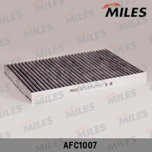 MILES AFC1007 Фильтр салона угольный AUDI A3/G3/G4/OCTAVIA (FILTRON K1006A, MANN CUK2882) AFC1007