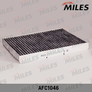 MILES AFC1046 Фильтр салона угольный AUDI A3/TT 96-/VW G4/BORA/LUPO 98- (FILTRON K1047A, MANN CUK2862) AFC1046