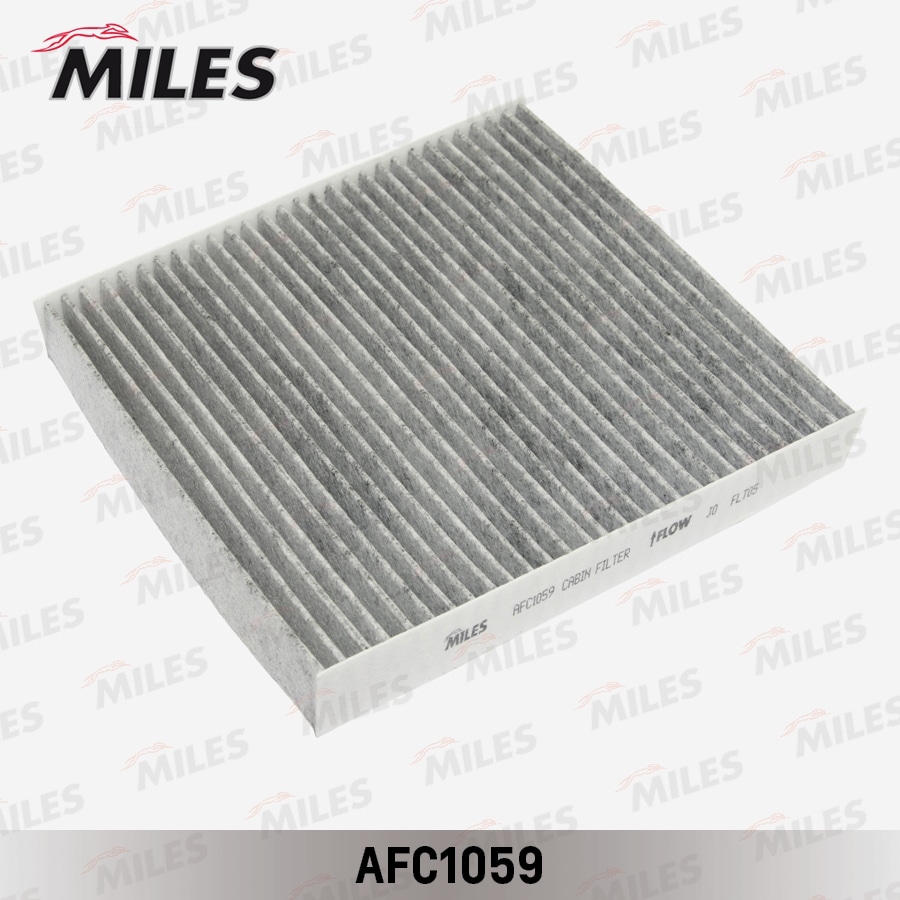 MILES AFC1059 Фильтр салона NISSAN ALMERA 03/00- угольный