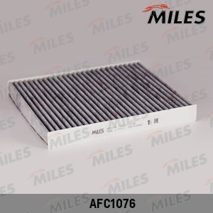 MILES AFC1076 Фильтр салона VAG A1/IBIZA/FABIA/ROOMSTER/POLO/PORSCHE PANAMERA угольный