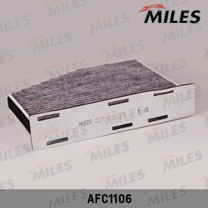 MILES AFC1106 Фильтр салона AUDI A3/SKODA OCTAVIA 04-/VW G5/PASSAT/TIGUAN угольный