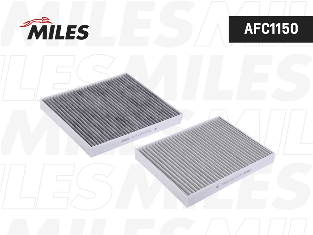 MILES AFC1150 Фильтр салона AUDI Q7/VW T5/TOUAREG/PORSCHE CAYENNE угольный