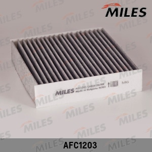 MILES AFC1203 Фильтр салона угольный MITSUBISHI COLT 03- (FILTRON K1216A MANN CUK1830) AFC1203