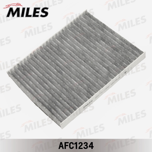 MILES AFC1234 Фильтр салона угольный HYUNDAI iX20/KIA VENGA (FILTRON K1103A MANN CUK2422) AFC1234