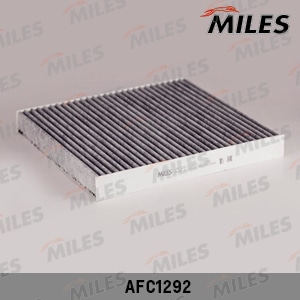 MILES AFC1292 Фильтр салона AUDI A3/SKODA OCTAVIA/VW GOLF 12- угольный