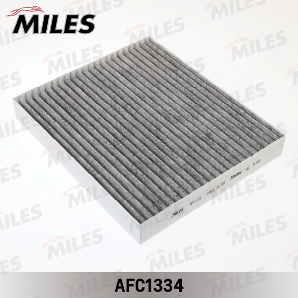 MILES AFC1334 Фильтр салона угольный OPEL MERIVA 10- (FILTRON K1343A MANN CUK24003) AFC1334