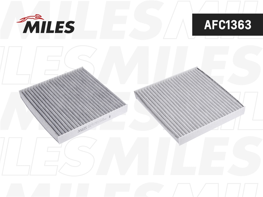 MILES AFC1363 Фильтр салона SMART 07- угольный