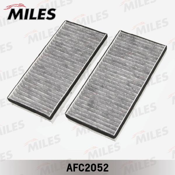 MILES AFC2052 Фильтр салона угольный (упаковка 2 шт) MERCEDES BENZ W210/220 (FILTRON K1053-2x MANN CU2745-2) AFC2052