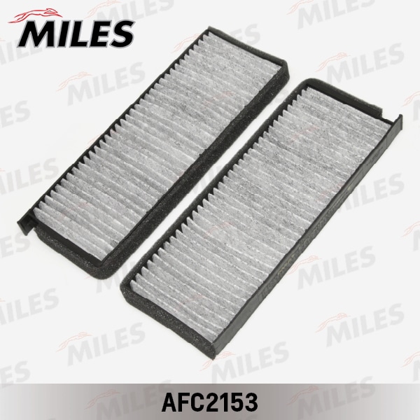 MILES AFC2153 Фильтр салона угольный CHEVROLET REZZO 00- (FILTRON K1158-2x) AFC2153